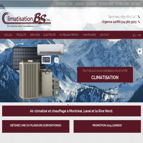 CLIMATISATION BS INC CLIMATISATION BS INC