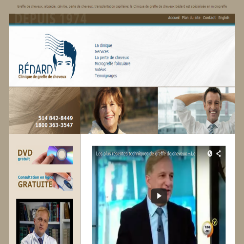 CLINIQUE DE GREFFE DE CHEVEUX BEDARD INC