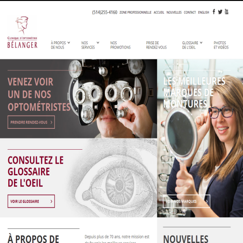 CLINIQUE D'OPTOMETRIE BELANGER
