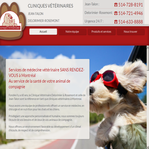 CLINIQUE VETERINAIRE DELORIMIER & ROSEMONT