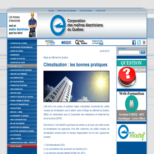 CORPORATION DES MAITRES ELECT