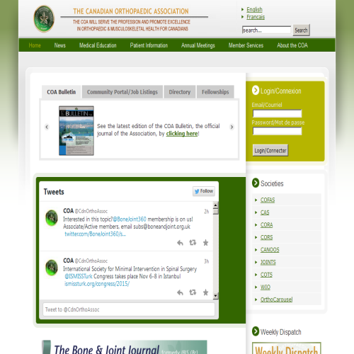 CANADIAN ORTHOPAEDIC ASSN