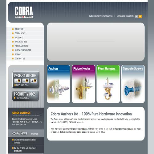 COBRA FIXATIONS CIE LTEE