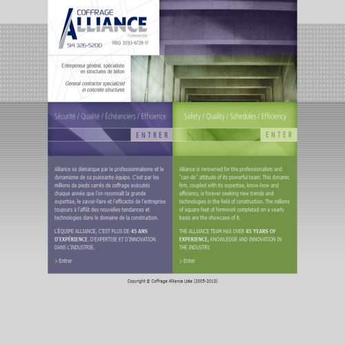 COFFRAGE ALLIANCE LTEE