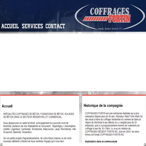 COFFRAGES FORTIN INC