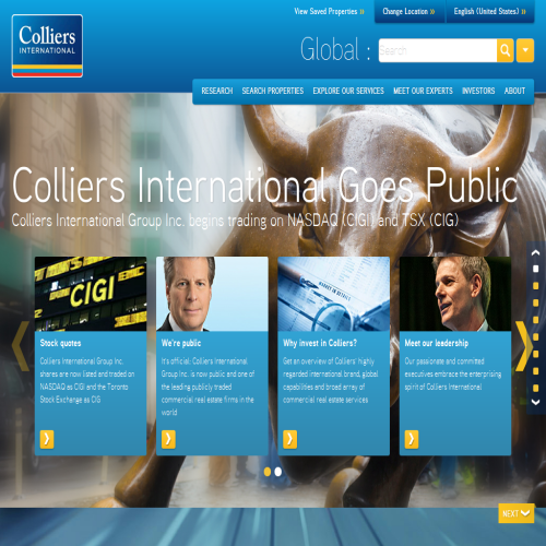 COLLIERS INTERNATIONAL INC