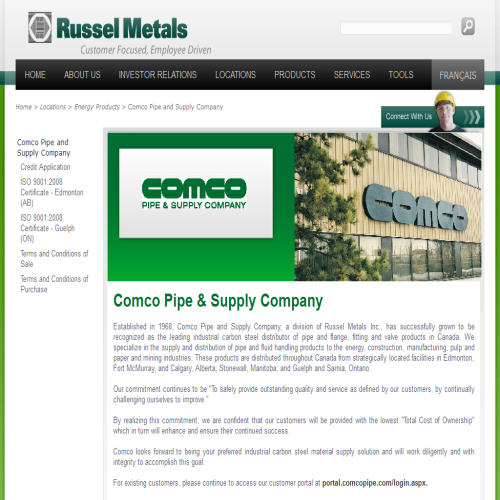 COMCO PIPE & SUPPLY CO