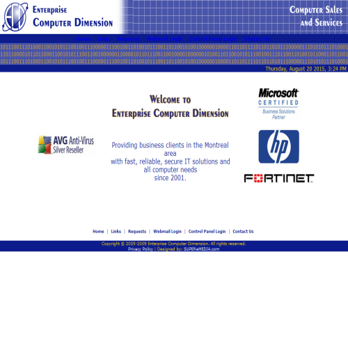 ENTERPRISE COMPUTER DIMENSION