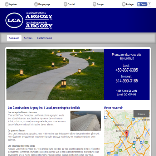 LES CONSTRUCTIONS ARGOZY INC.