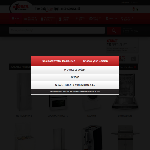 CORBEIL APPLIANCES CORBEIL APPLIANCES