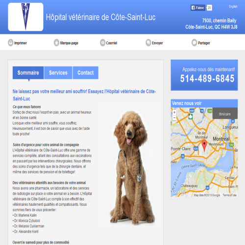COTE ST LUC HOSPITAL FOR ANIMALS