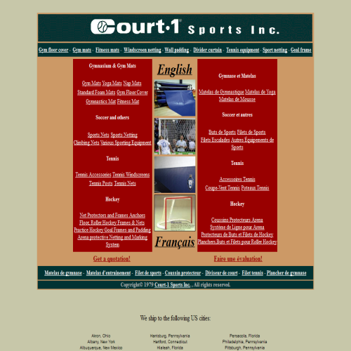 COURT 1 SPORTS INC