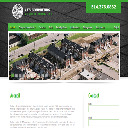 A MONIZ & FILS COUVREURS INC