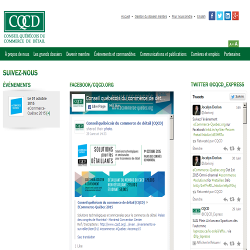 CONSEIL QUEBECOIS DU COMMERCE