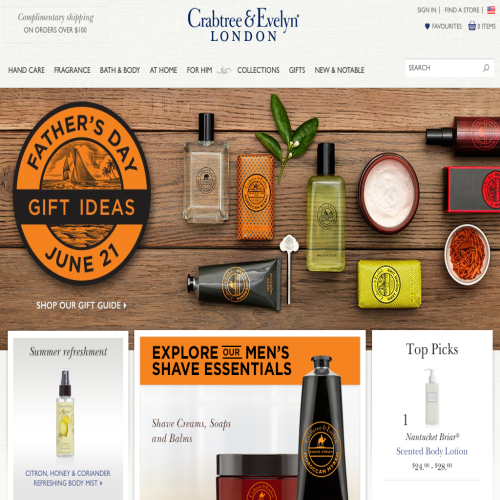 CRABTREE & EVELYN CRABTREE & EVELYN