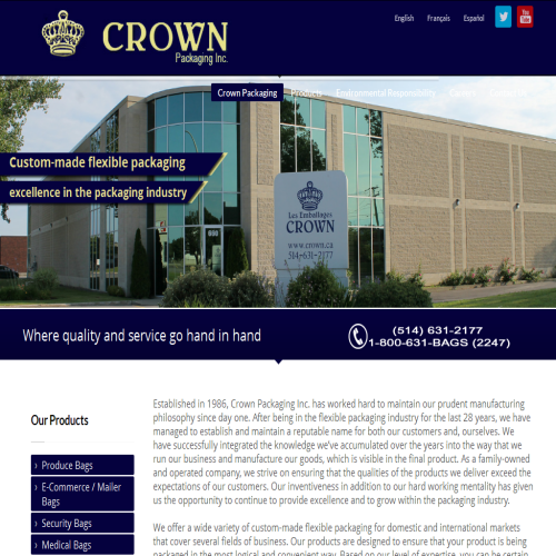 CROWN PACKAGING INC