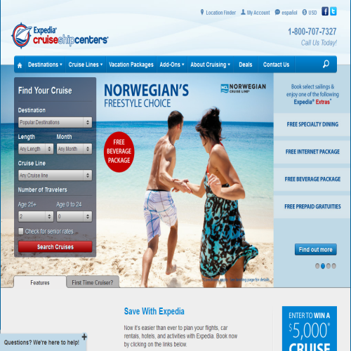 EXPEDIA CRUISESHIPCENTERS