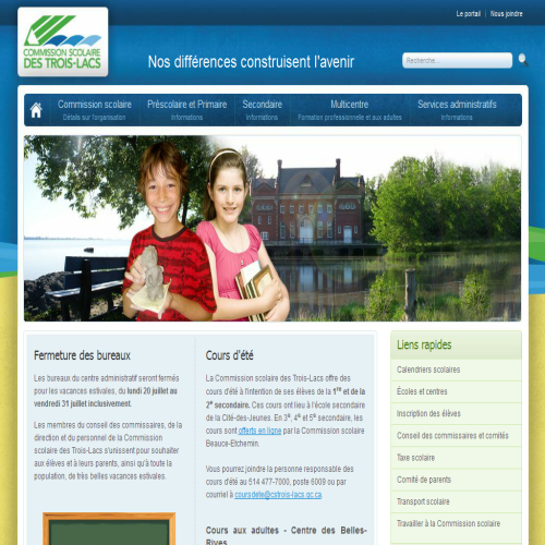 COMMISSION SCOLAIRE DES TROIS LACS
