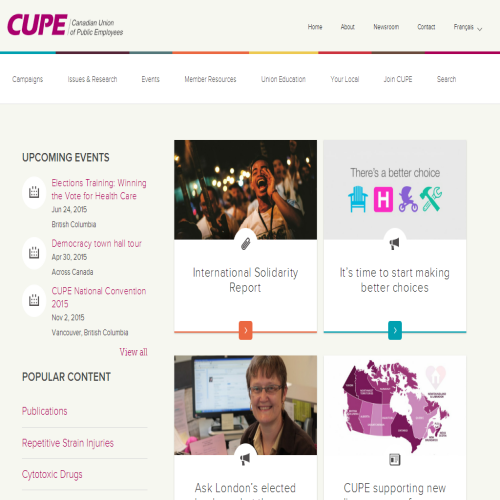 CANADIAN UNION-PUBLIC EMPLOYEE