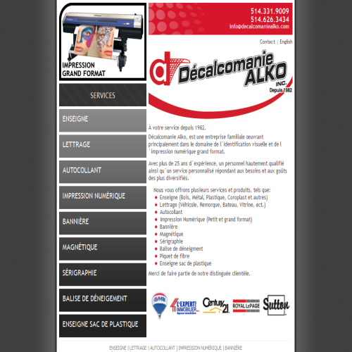 DECALCOMANIES ALKO INC