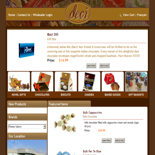 DISTRIBUTIONS EUROPEENNES INC