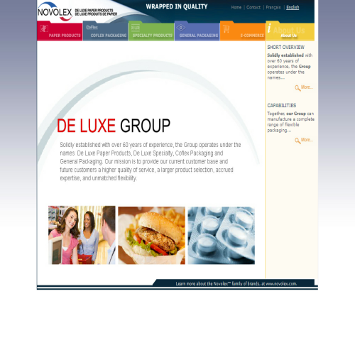 DE LUXE PAPER PRODUCTS INC.