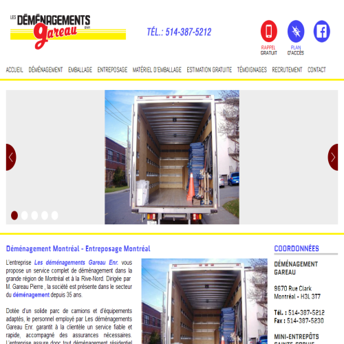 DEMENAGEMENT GAREAU ENR