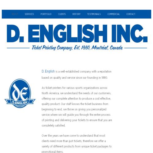 D ENGLISH INC