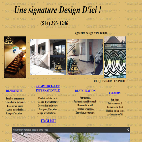 DESIGN D'ICI DECORATRIUM INC