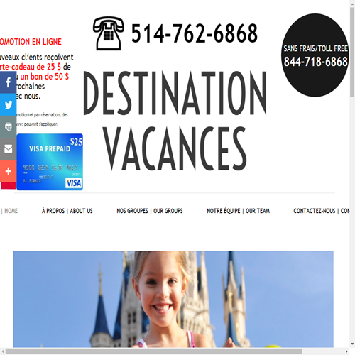 DESTINATION VACANCES