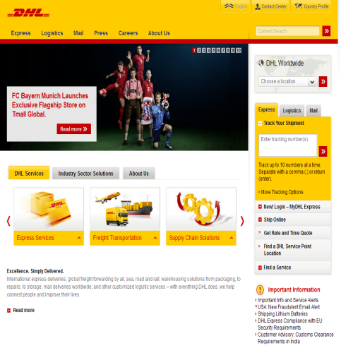 TRANSPORT RAPIDE INTL DHL