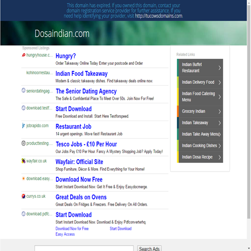 RESTAURANT DOSA INDIEN