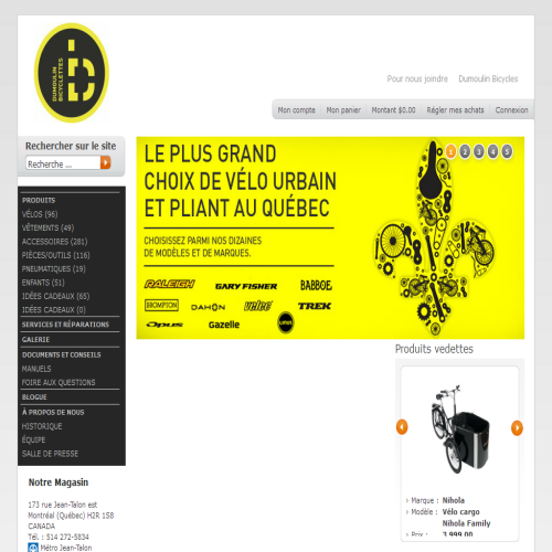 DUMOULIN BICYCLETTES ENR