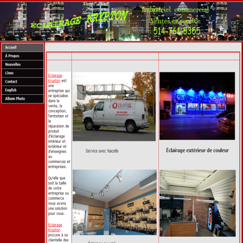 ECLAIRAGE KRYPTON INC