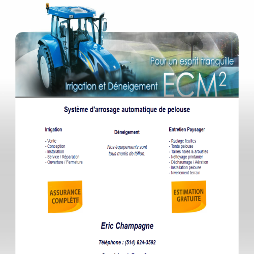 IRRIGATION & DENEIGEMENT ECM2