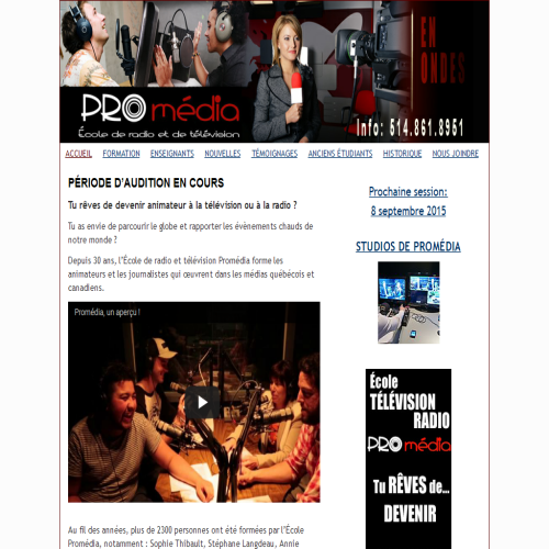 PROMEDIA ECOLE DE RADIO-TELE
