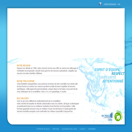 ENTRETIEN AVANGARDISTE INC