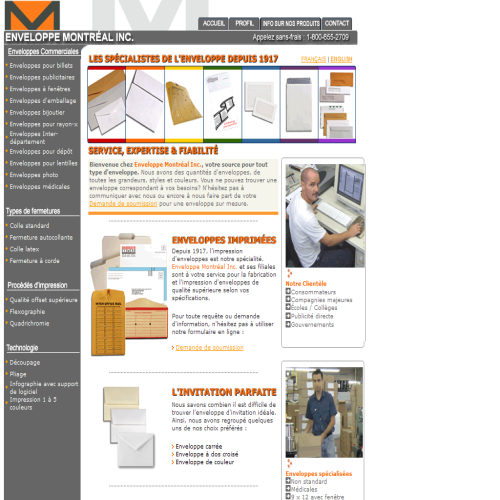 ENVELOPPE MONTR