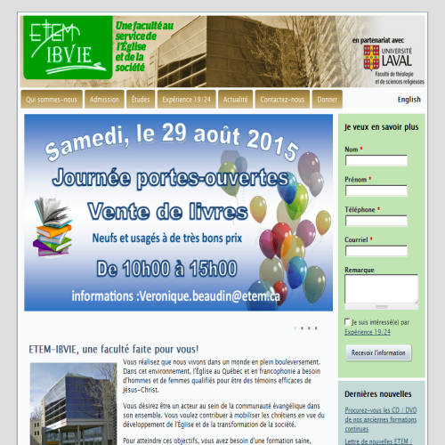 ECOLE DE THEOLOGIE EVANGELIQUE DE MONTREAL