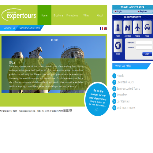 EXPERTOURS INC