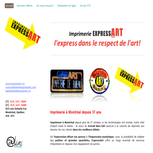 IMPRIMERIE EXPRESSART INC
