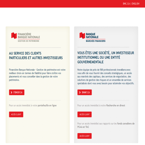 NATIONAL BANK FINANCIAL INC