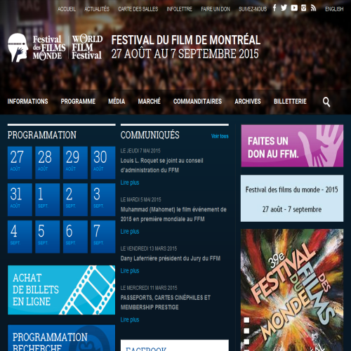 FESTIVAL DES FILMS DU MONDE