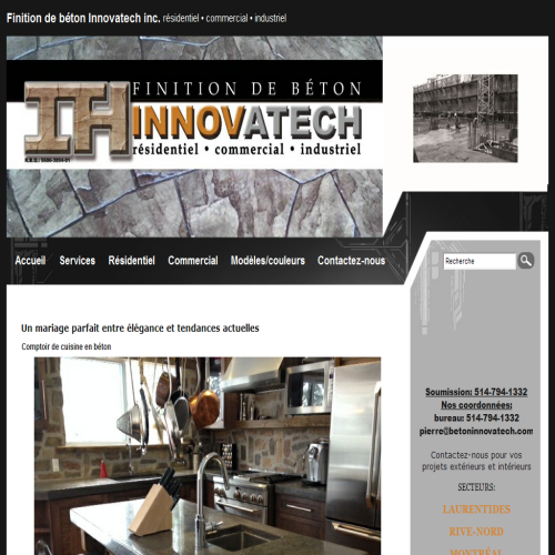 FINITION DE BETON INNOVATECH INC