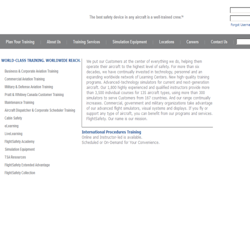 FLIGHTSAFETY CANADA LTD