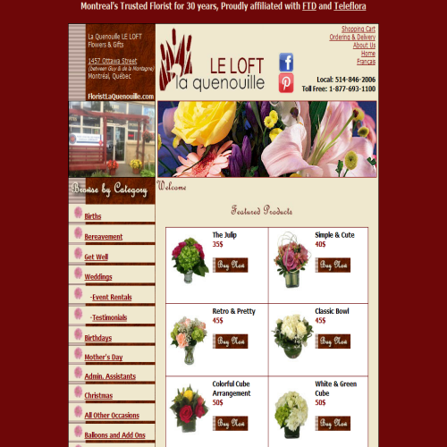 FLEURISTE QUENOUILLE INC