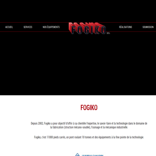 ATELIER D'USINAGE FOGIKO INC ATELIER D'USINAGE FOGIKO INC