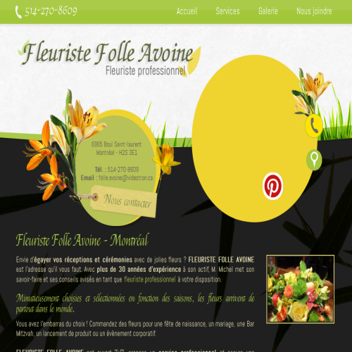 FLEURISTE FOLLE AVOINE