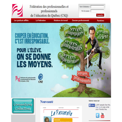 FEDERATION DES PROFESSIONNELS ET PROFESSIONELLES DE L'EDUCATION DU QUEBEC (FPPE)