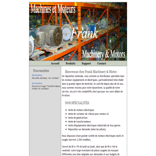FRANK MACHINERY & MOTOR CO